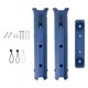thumbnail image 2 of Soporte Para Caña De Pescar De 2 Tubos Soporte Para Caña De Pescar Portátil Resistente Con 2 Estantes Para Remolque Azul, 2 of 3