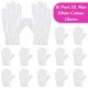 thumbnail image 2 of Guantes de algodón PAXCOO XL 24 cm blanco, 12 pares, 2 of 7