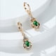 thumbnail image 1 of Women's Elegant Zircon Drop Earrings 18K Gold Plated Ear Jewelry Banquet Dinner Decor For Women Girls, 1 of 3
