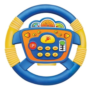 Magideal - Simulación De Coches, Volante De Juguete, Simulación De Conducción, Actividad Divertida, Divertido Juguete Educativo Portátil De Aprendizaje Para Niño Azul