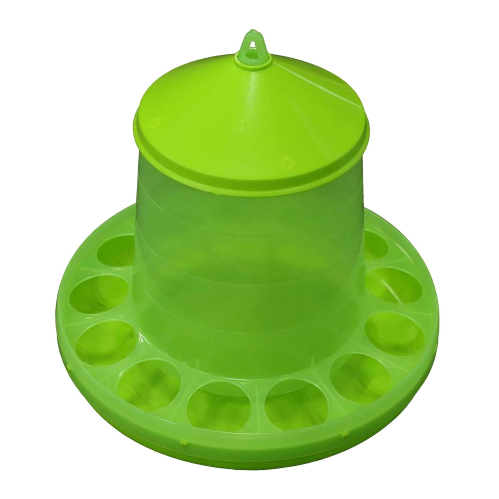 Ioensy - Alimentador Automático De Aves De Corral Para Aves, Aves De Guinea, Pavos Reales, 28x24cm, Sin Soporte