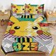 thumbnail image 2 of 3 Piece Bedding SetPokmon Summer PatternComforter Set for Kids Boys Teen Tween 3D Lightweight Microfiber Bedding Sets, 2 of 5