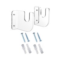 Magideal - Colgador De Pared Para Monopatín Colgador De Esquí Premium Soporte De Pared Organizado Para Monopatín, Longboard, Esquís, Tablas De Snowboard, Esquís Claro