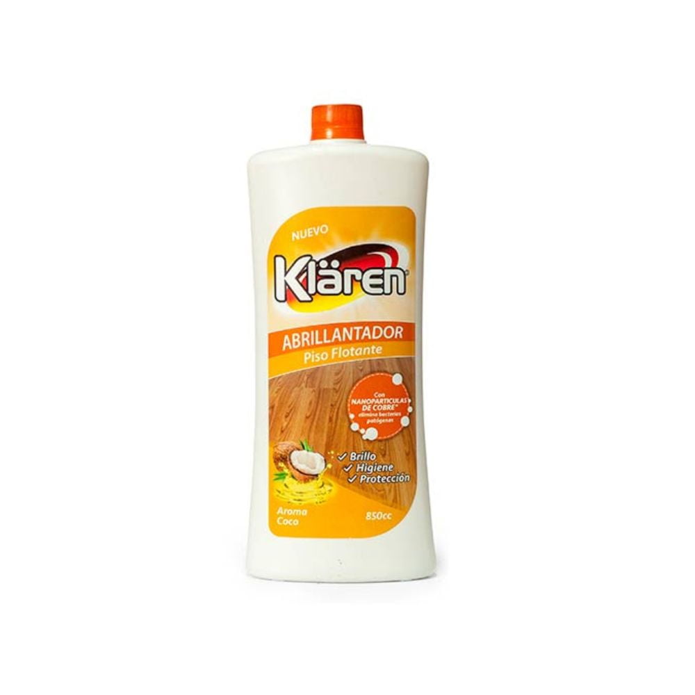 Abrillantador Piso Flotante 850ml Coco - Klaren