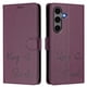 thumbnail image 2 of Funda Cartera para Samsung Galaxy S24 Plus con Bloqueo RFID, Cierre Magnético y Ranuras Tarjetas Morado, 2 of 6