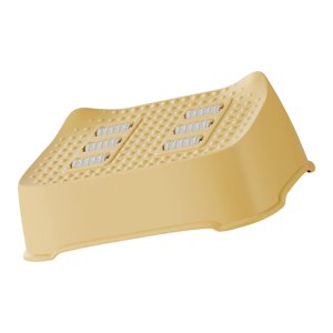 Bothyi - Reposapiés Debajo Del Escritorio Reposapiés Ergonómico Reposapiés Cómodo Y Compacto Para Juegos En Casa Amarillo