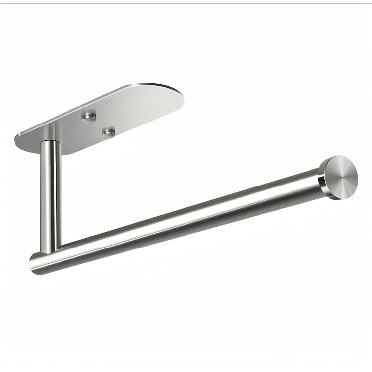 Genérico - Portarollos Toalla De Papel Nova De Acero Inox Autoadhesivo