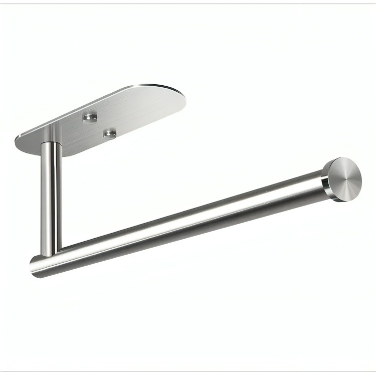 Genérico - Portarollos Toalla De Papel Nova De Acero Inox Autoadhesivo