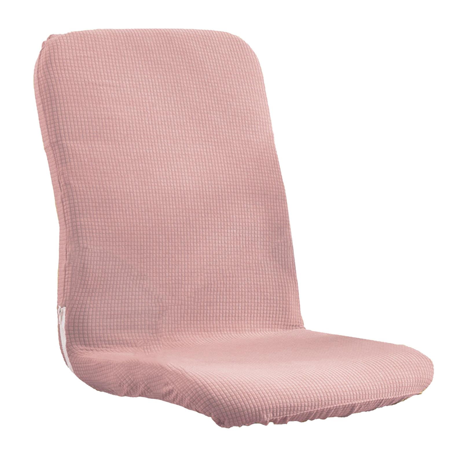 Magideal - Cubierta De Silla De Escritorio De Computadora De Oficina Elástica Giratoria Antisuciedad Fundas De Silla Elásticas Impermeables Fundas Extraíbles , Rosado