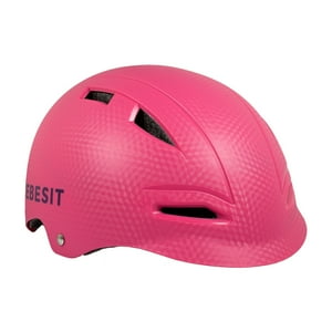 Bebesit - Casco Bicicleta Regulable Certificación Europea Niño Niña Rosa