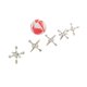 thumbnail image 3 of Jacks Game Con Ball Jacks Y Bouncy Ball Para Game Premes Family Game Night Argent, 3 of 5
