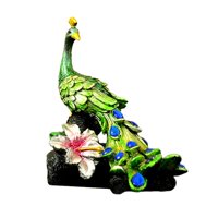 Magideal - Estatua De Decorativo De Piezaza En Tocón Estatuilla Esculturas De Resina Para Decoraciones De Escritorio De Oficina En Hogar