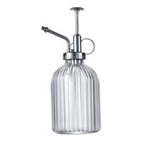 Magideal - Botella Rociadora De Vidrio Para Riego, Herramienta De Jardín De 320 Ml, Accesorio Portátil Profesional Para Regadera De Plantas, Para Patio Y Balcón. Claro