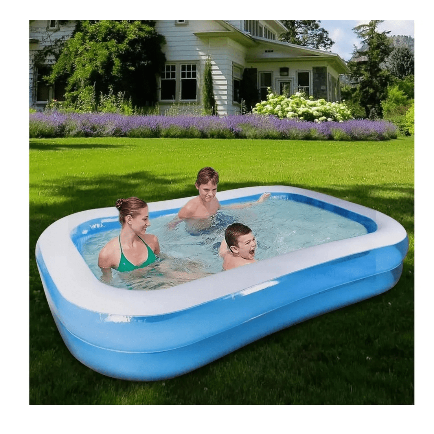Genérico - Piscina Para Niños Inflable Rectangular Verano
