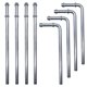 thumbnail image 1 of Soportes de Escape Ganluuree 10 mm 25 cm/20 cm (Pack de 8), 1 of 5