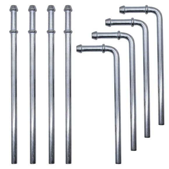 Soportes de Escape Ganluuree 10 mm 25 cm/20 cm (Pack de 8)