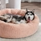 thumbnail image 4 of Cama para Perros Grande Bedsure 91 cm Donut Lavable Rosa, 4 of 6