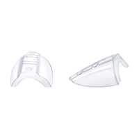 Ioensy - 1 Par De Protectores Laterales Flexibles Para Gafas, Para Trabajos En Interiores Y Exteriores, Transparentes.