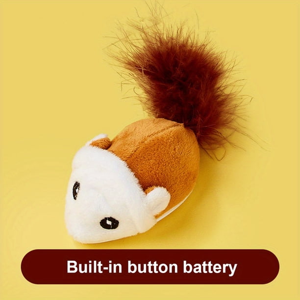Smart Running Mouse Cat Toy Interactive Simulation Mice Moving Electric Cat Teaser Toys