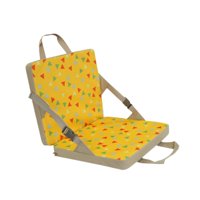 Magideal - Cojín De Asiento Plegable, Silla Plegable, Práctico Y Versátil, Cojín Para Acampar, Silla De Campamento Plegable Para Parque, Accesorio Para Acampar Y Amarillo