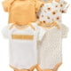 thumbnail image 1 of Get Ready to Fall in Love with Our 4pcs Soft and Breathable Newborn Infant Rompers! Perfect for Baby Boys and Girls, These Short Sleeve Round Neck Bodysuits Feature Adorable Cartoon Animal and Flowers, 1 of 5