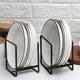 thumbnail image 2 of Maximize Your Kitchen Space with our Modern 1pc Vertical Plate Holder and Cupboard Organizer - Perfect for Small Kitchens and Countertops, Includes Dish Organizer, Cutting Board and Pot Lid Holder - E, 2 of 4