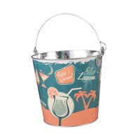 Magideal - Bañera De Almacenamiento De Metal, Cubo De Hielo, Contenedor De Hielo Para Fiesta, Contenedor De Bebidas, Bañera De Hielo Para Fiesta En Casa, Botella A