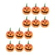 thumbnail image 2 of 12 Piezas Simulación Calabazas Otoño Cosecha Decoración Prop Para Fiesta Ornamento Naranja, 2 of 3