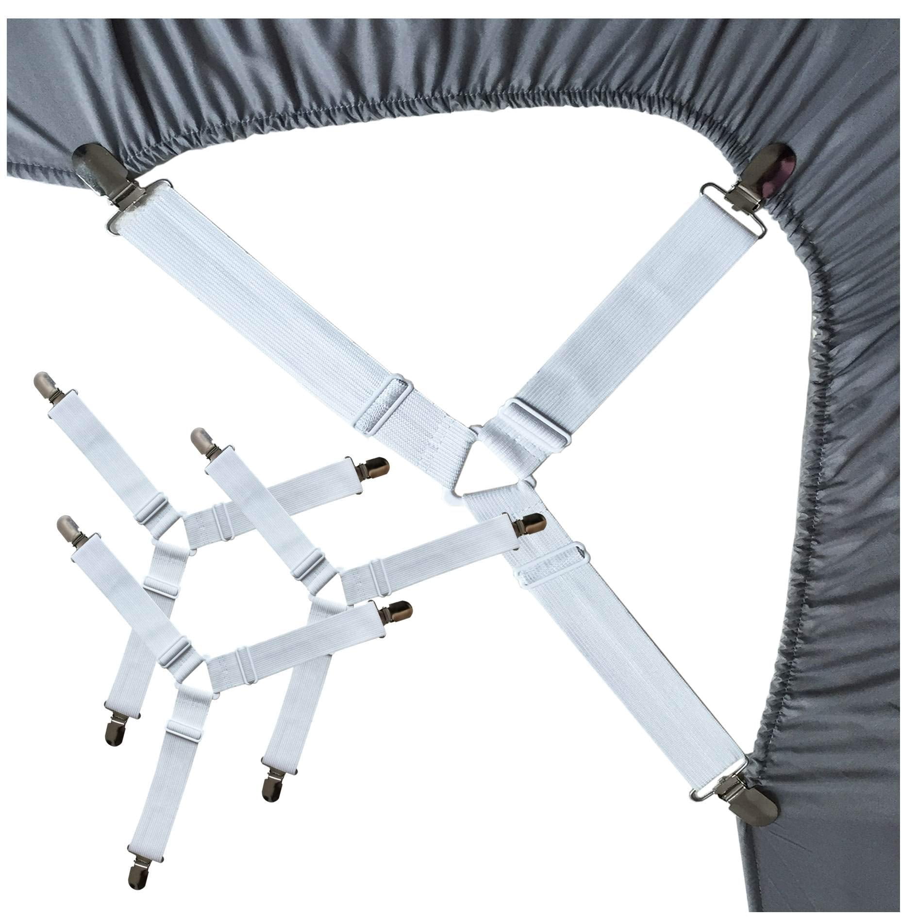 Juego De 4 Correas Triangulares Raytour Para Sábanas