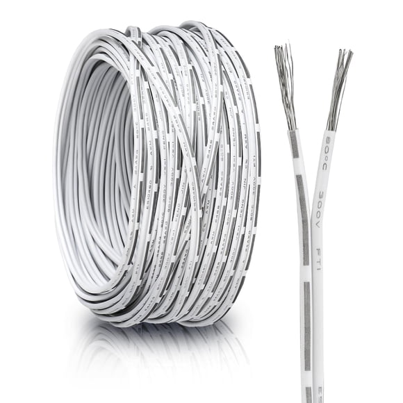 Cable para puerta de garaje MEIHUIJI calibre 24, 30 pies/9.14 m, UL 2468, 24 AWG