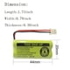 thumbnail image 3 of Batería inalámbrica para teléfono residencial BAOBIAN 2,4 V 400 mAh para AT&T, 3 of 7