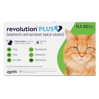 Solución Tópica Revolution Plus Para Gatos De 5 A 10 Kg (Verde)