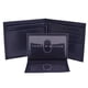 thumbnail image 3 of Cartera Tommy Hilfiger para hombre, piel, pliegue fino, azul marino, 3 of 3
