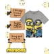 thumbnail image 2 of Camisas Minions Kevin Stuart Bob Boys, paquete de 2 unidades, talla 7 (2T-16), 2 of 7