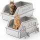 thumbnail image 1 of Caja de arena Mutrelenx 2 unidades XL 58x37x25 cm Gris, 1 of 7