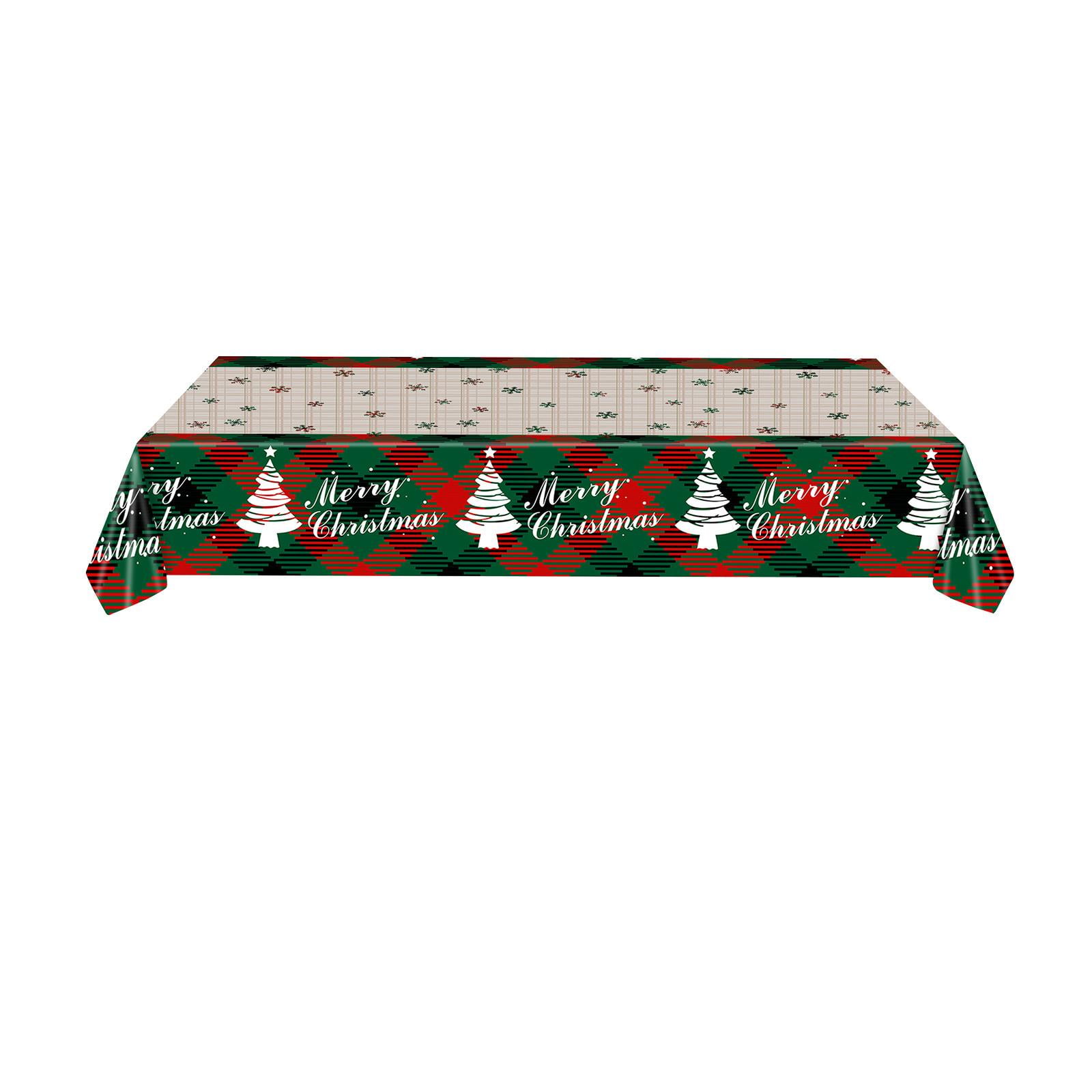 Magideal - Mantel Desechable Navideño Impermeable Para Mesa Rectangular, Protector De Mesa, 1 Unidad, Copo De Nieve 1 Copo De Nieve
