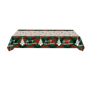 Magideal - Mantel Desechable Navideño Impermeable Para Mesa Rectangular, Protector De Mesa, 1 Unidad, Copo De Nieve 1 Copo De Nieve