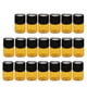 thumbnail image 5 of lotes de botellas vacías de vidrio vacías de 20 piezas vacías con tapón de rosca negro marrón 1 ml, 5 of 5