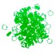 thumbnail image 5 of 100x Pollo Aves De Corral Anillos De Piernas Bandas Clip SIN Números Verde2.5cm Diámetro Interno., 5 of 5