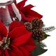 thumbnail image 5 of Candelabro, flor de pascua, pino y piña casi naturales, 5 of 5