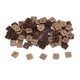 thumbnail image 4 of Botones de cáscara de coco de madera de forma cuadrada 100pcs 2 agujeros para coser artesanía, 4 of 5