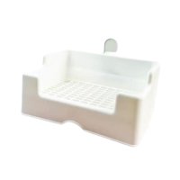 Ioensy - Caja De Arena Para Conejos, Bandeja De Arena Para Animales Pequeños Para Cobayas, Hurones, Chinchillas