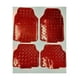 thumbnail image 1 of Alfombra Auto Goma Tuning 4 Piezas Rojo, 1 of 3