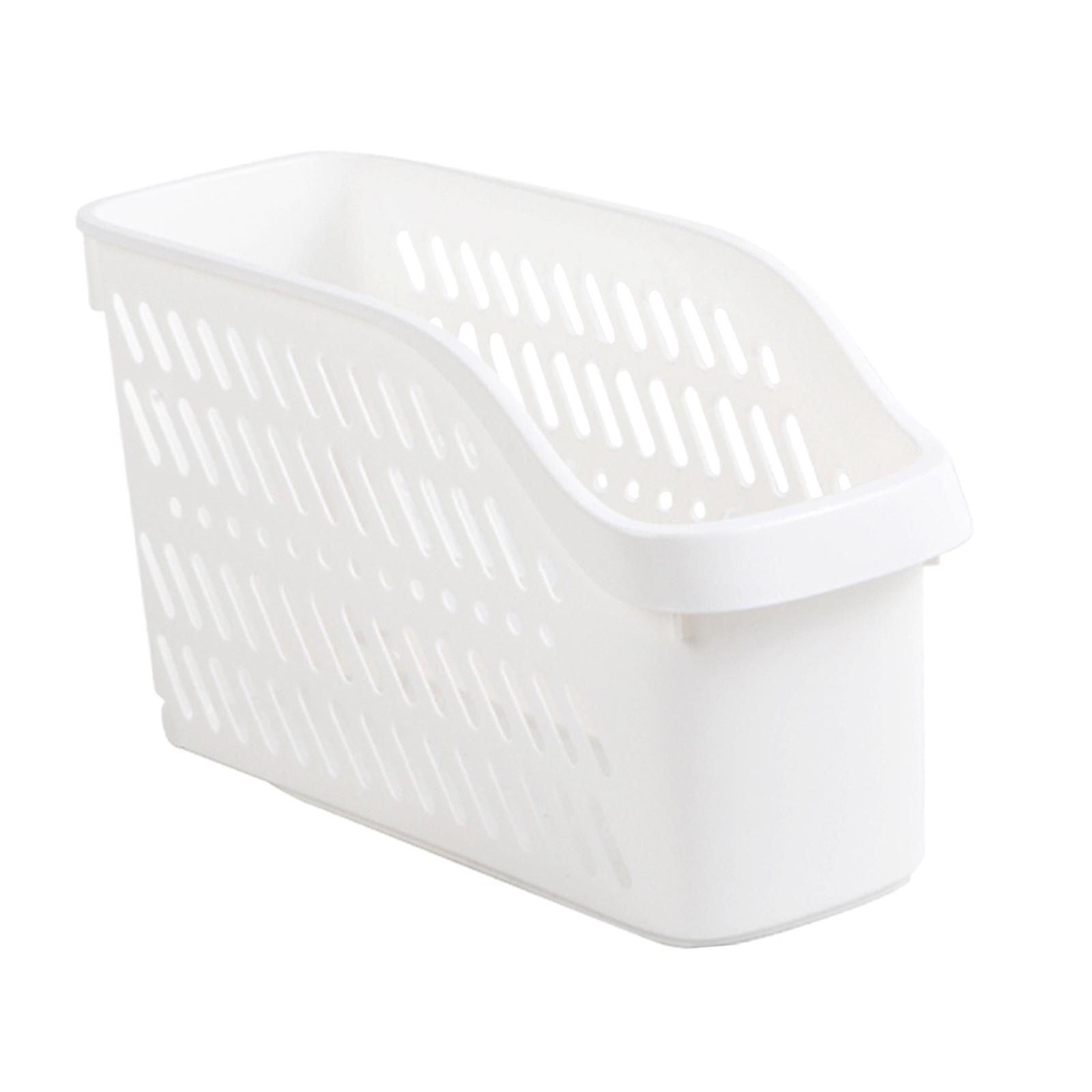 Magideal - Cestas De Almacenamiento De Escritorio Multiusos, Organizador De Almacenamiento, Diseño Hueco Con Polea Para Armario, Baño, Cocina, Estante Para El L