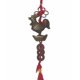 thumbnail image 1 of Colgante Feng Shui Importado Gallo Color Bronce con Lingote y Monedas, 1 of 1