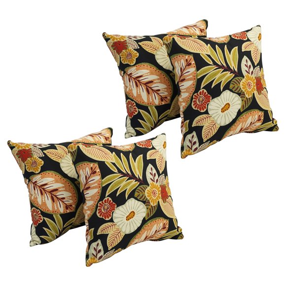 Cojín Blazing Needles Outdoor Floral, 43 cm, Marlow Spice