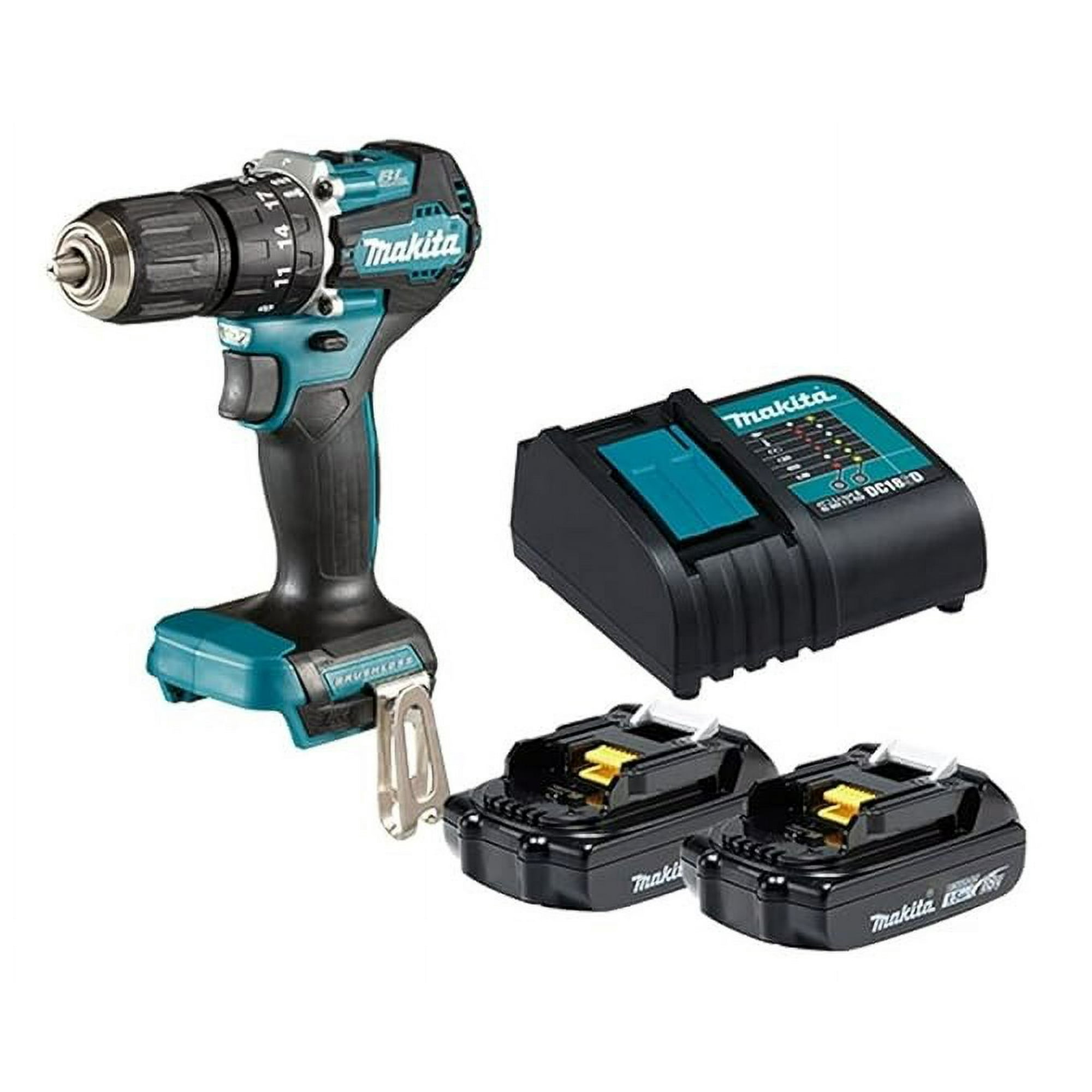Makita - Taladro Atornillador Percutor Inalámbrico 18v 40 Nm
