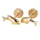 thumbnail image 1 of Aros Abridores Delfín 9mm Oro 18k  Bebé Niña Hipoalergénicos Dorado, 1 of 4