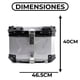 thumbnail image 2 of Maleta Top Case Superior Moto Motocicleta 55 Lt Xseries Gris, 2 of 4
