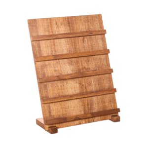 Ioensy - Soporte De Exhibición Para Pendientes, Rústico, Multifuncional, Para Pulseras, Relojes, Collares, 30Cmx14Cmx39Cm, 5 Niveles